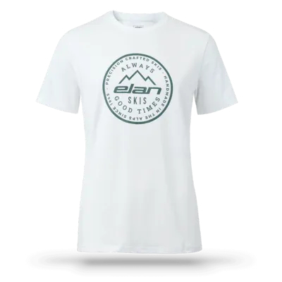 Unisex ELAN T-SHIRT CIRCLE WHITE